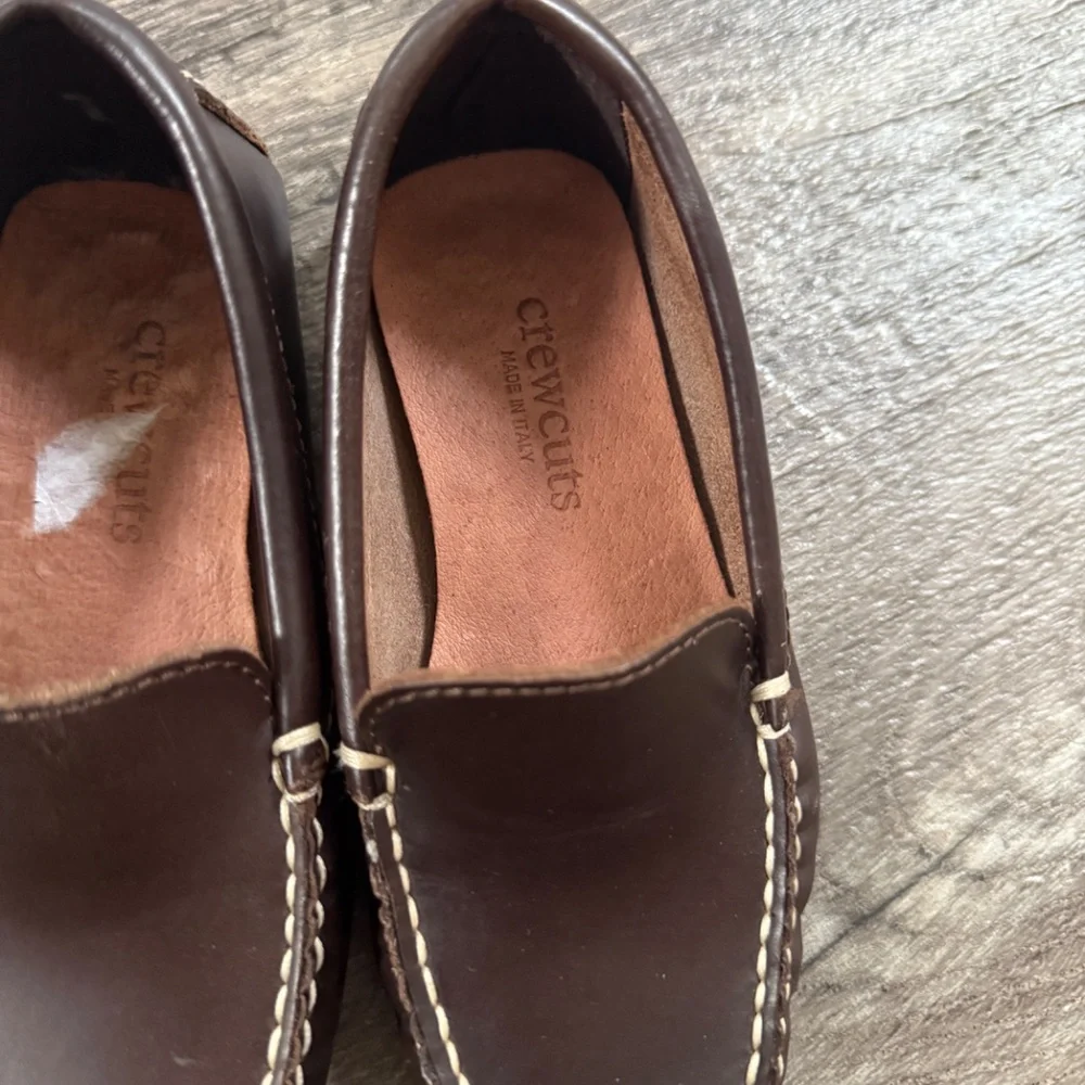 Crewcuts Brown Driving Moccasin Slip-On Shoes Kids 10